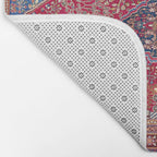 Qashqaâi  Antique Fars Persian Rug Print Bath Mat Gallery Image 2