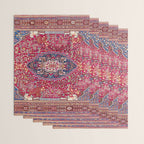 Qashqaâi  Antique Fars Persian Rug Print Wrapping Paper Gallery Image 3
