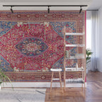 Qashqaâi  Antique Fars Persian Rug Print Wall Mural Gallery Image 1