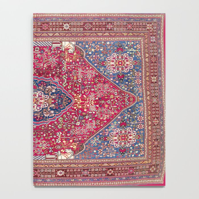 Qashqaâi  Antique Fars Persian Rug Print Notebook Gallery Image 4