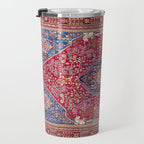Qashqaâi  Antique Fars Persian Rug Print Travel Mug Gallery Image 3