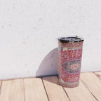 Qashqaâi  Antique Fars Persian Rug Print Travel Mug Gallery Image 4