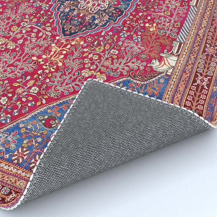 Qashqaâi  Antique Fars Persian Rug Print Rug Gallery Image 4
