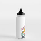 Good Morning Meow 3 - Reading Rainbow Water Bottle Gallery Image 3