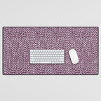 Hand Knit Plum Desk Mat Gallery Image 1