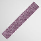 Hand Knit Plum Table Runner Gallery Image 3
