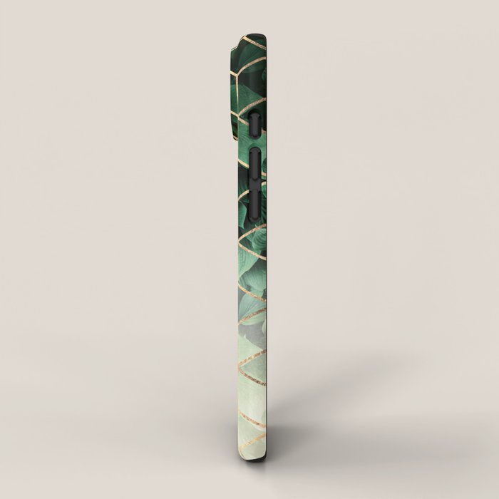 Leaves And Cubes iPhone Case Gallery Image 2