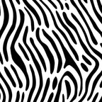 Black and white zebra stripe print art pattern Coffee Mug Gallery Image 2