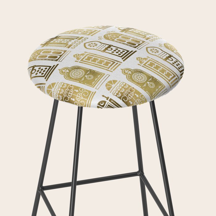 Moroccan Doors - Gold Palette Stool Gallery Image 2
