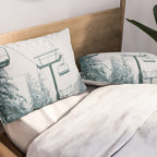 Ski Lift II Pillow Sham Gallery Image 2