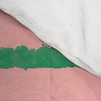 Miami Simple Stripe Pink and Green Pattern Comforter Gallery Image 4