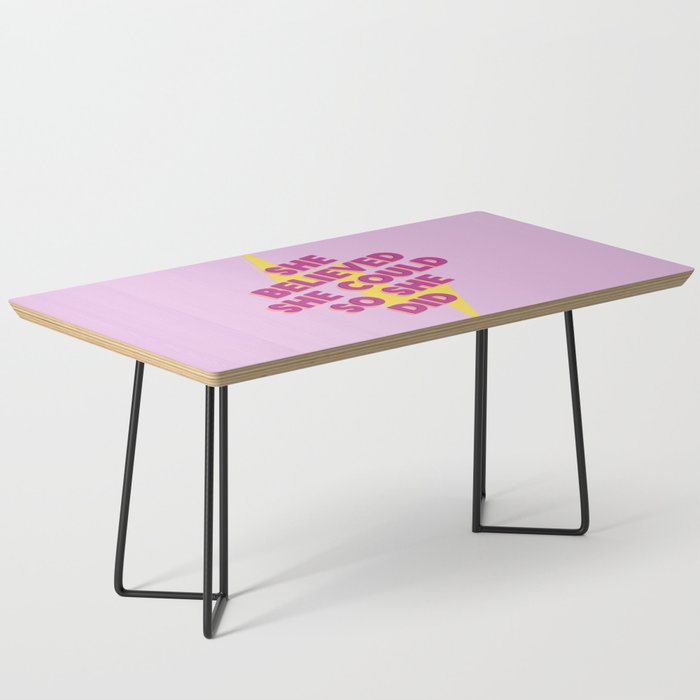 she believed she could Coffee Table Gallery Image 1