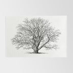 oak tree botanical no2 Rug Gallery Image 2
