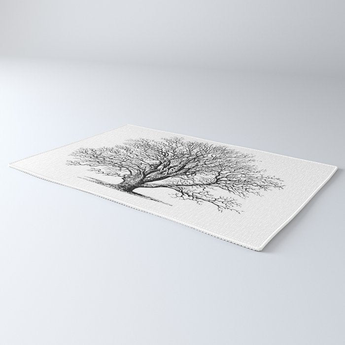 oak tree botanical no2 Rug Gallery Image 3