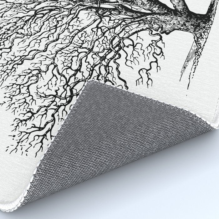 oak tree botanical no2 Rug Gallery Image 4