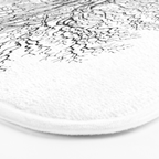 oak tree botanical no2 Bath Mat Gallery Image 3