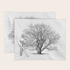 oak tree botanical no2 Placemat Gallery Image 1