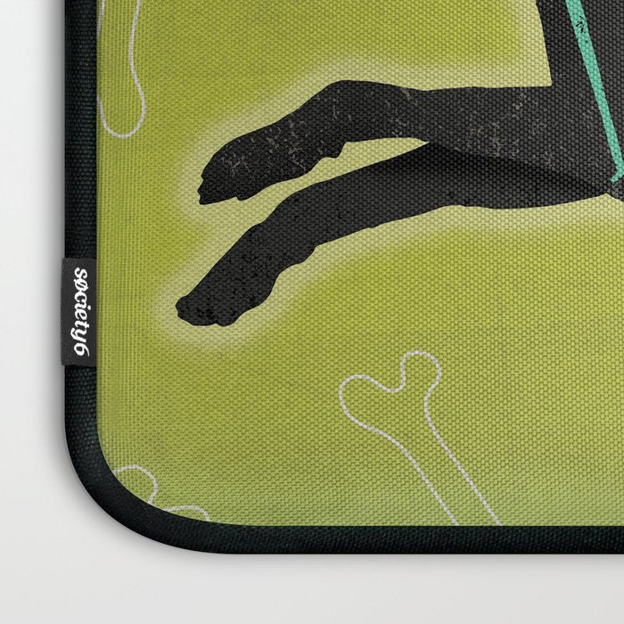 All Dogs Go To Heaven Black Dog Labrador  Laptop Sleeve Gallery Image 3