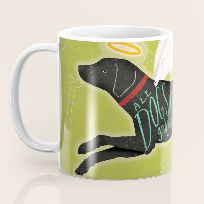 All Dogs Go To Heaven Black Dog Labrador  Coffee Mug Gallery Image 3