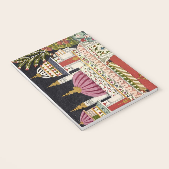 Antique Indian Illustration Princess Mirror Notebook Gallery Image 3