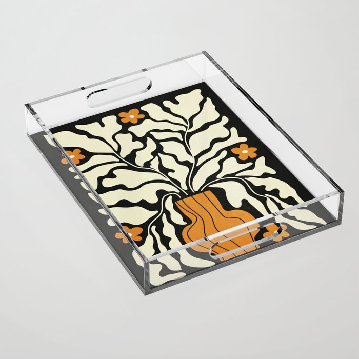 Golden Vase 02 | Summer Bloom: Matisse Night Edition Acrylic Tray Gallery Image 1