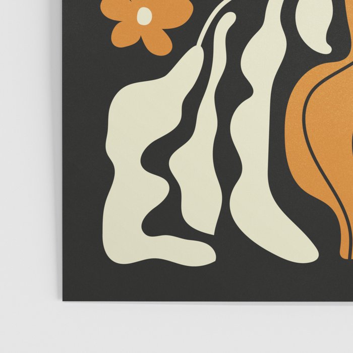 Golden Vase 02 | Summer Bloom: Matisse Night Edition Poster Gallery Image 3
