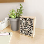 Jungle adventure bohemian black Mini Art Print Gallery Image 2