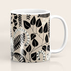 Jungle adventure bohemian black Coffee Mug Gallery Image 1