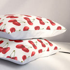 Y2K Cherries - Creme Pattern Large Pillow Sham Gallery Image 3