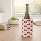 Y2K Cherries - Creme Pattern Large Wine Chiller Gallery Image 4