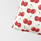 Y2K Cherries - Creme Pattern Large Pillow Sham Gallery Image 4