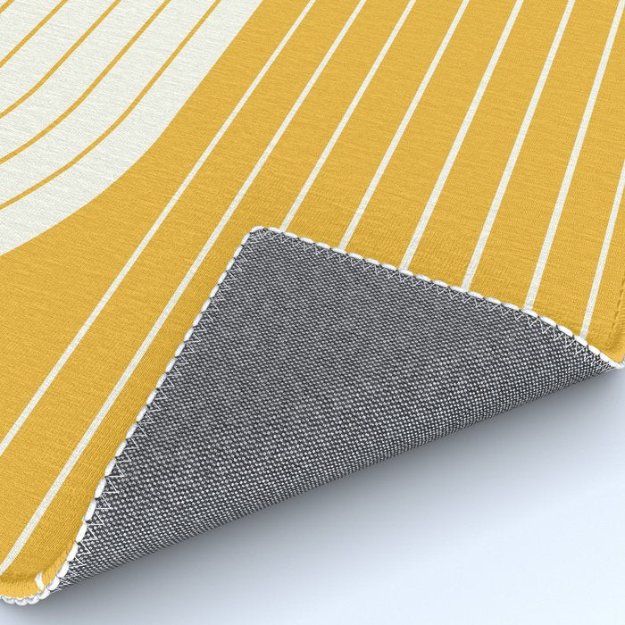 Two Tone Line Curvature LXXXIII Rug Gallery Image 4