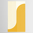 Two Tone Line Curvature LXXXIII Tablecloth Gallery Image 2