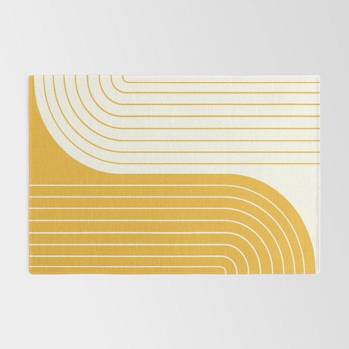 Two Tone Line Curvature LXXXIII Rug Gallery Image 2