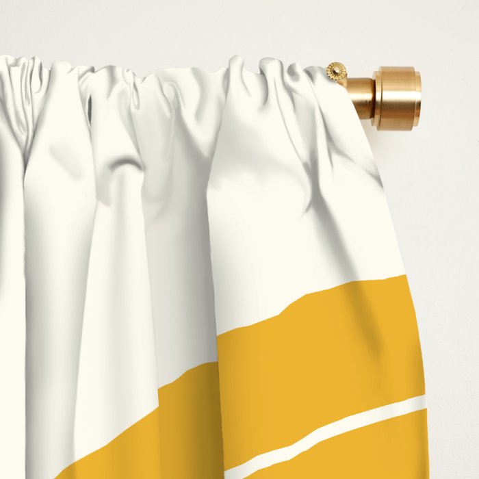 Two Tone Line Curvature LXXXIII Window Curtain Gallery Image 2