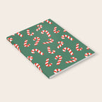Candy Canes - Green Notebook Gallery Image 2