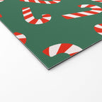 Candy Canes - Green Welcome Mat Gallery Image 2