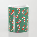 Candy Canes - Green Coffee Mug Gallery Image 4