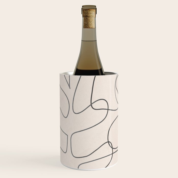Abstract Line II Wine Chiller Gallery Image 1