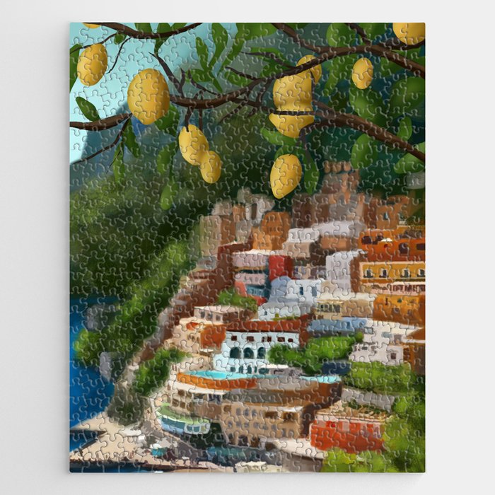 Amalfi Sunshine Grove Jigsaw Puzzle Gallery Image 1