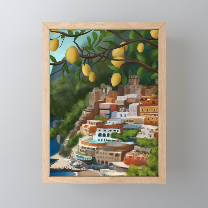 Amalfi Sunshine Grove Mini Art Print Gallery Image 1