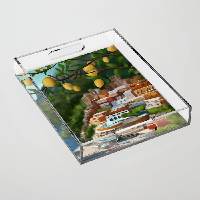 Amalfi Sunshine Grove Acrylic Tray Gallery Image 1