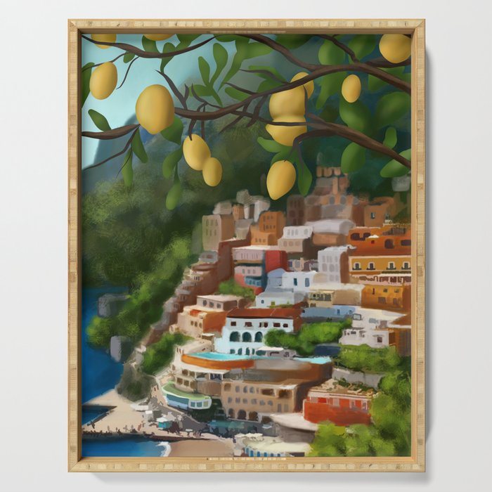 Amalfi Sunshine Grove Serving Tray Gallery Image 1