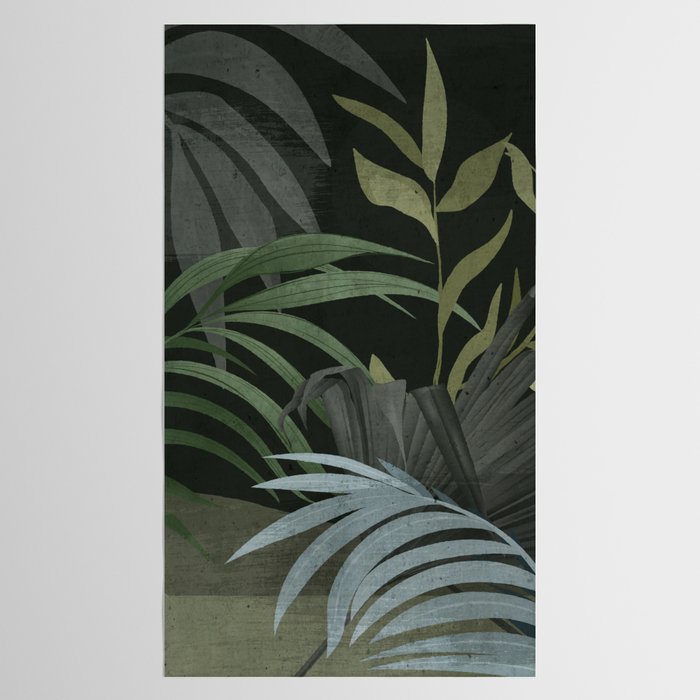 Night Tropical Jungle Tablecloth Gallery Image 2