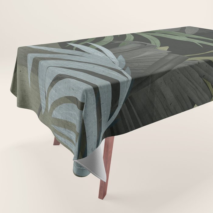 Night Tropical Jungle Tablecloth Gallery Image 1