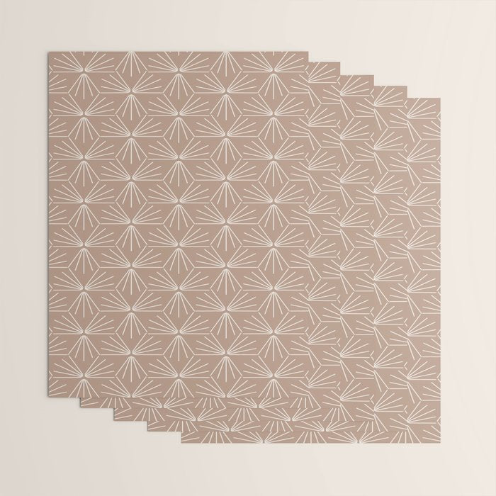 SUN TILE BLUSH DARK Wrapping Paper Gallery Image 3