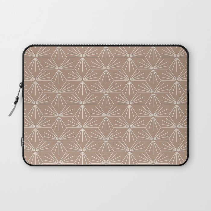 SUN TILE BLUSH DARK Laptop Sleeve Gallery Image 1