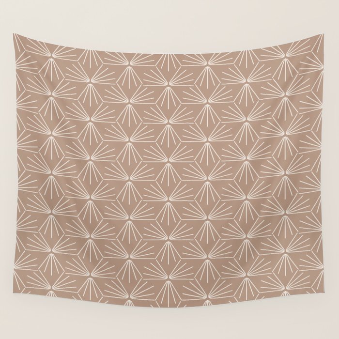 SUN TILE BLUSH DARK Wall Tapestry Gallery Image 4