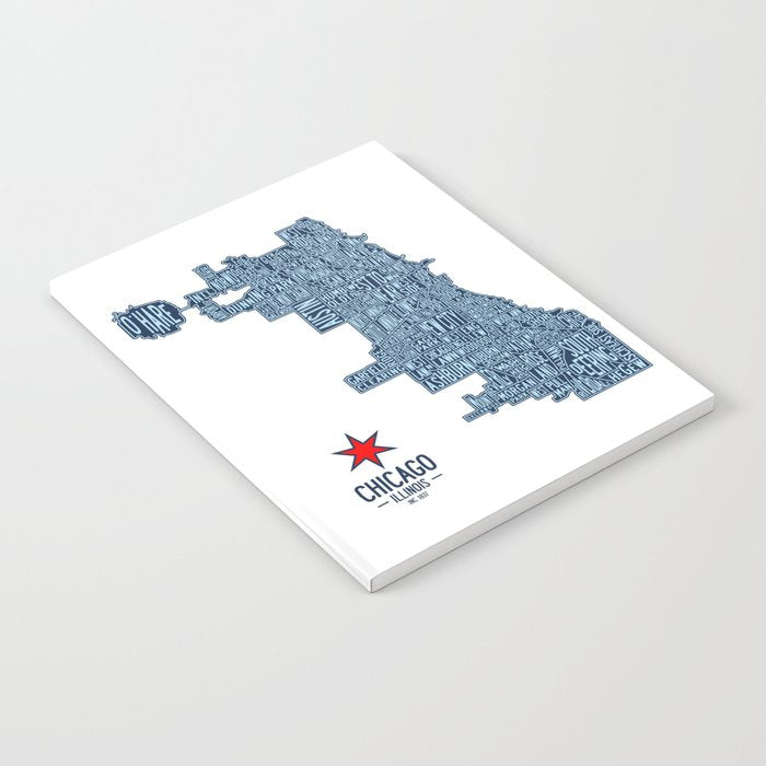 Chicago Neighborhood Map Notebook Gallery Image 1