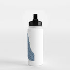 Chicago Neighborhood Map Water Bottle Gallery Image 2